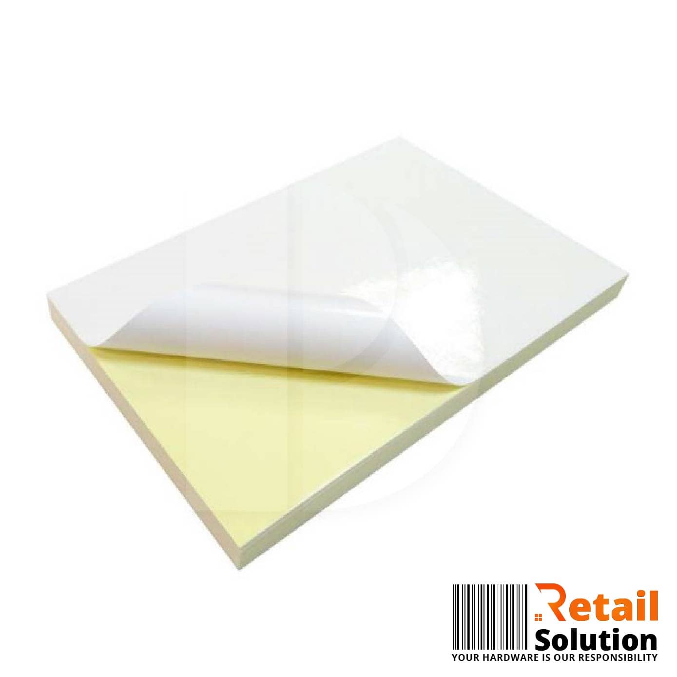 A4 Size Barcode Label Sticker Retail Solution
